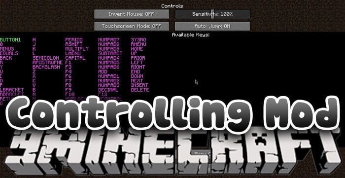 Controlling Mod Minecraft