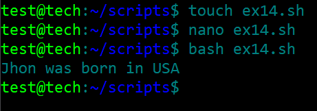 bash script 23