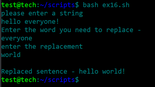 bash script 25